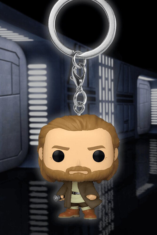 

Funko Pocket Pop! Star Wars Obi-Wan Kenobi Key Chain, Multicolour