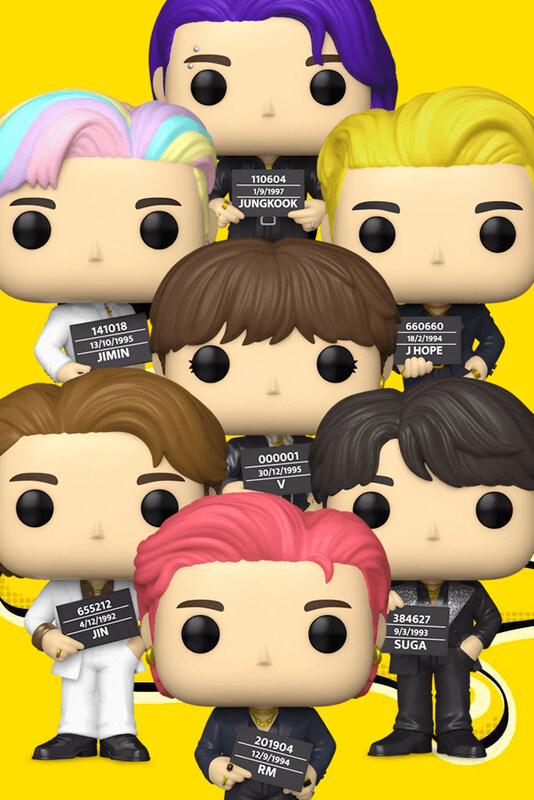 

Funko Pop! Rocks: Bts Butter 7-Pack (Exclusive) Bobblehead Figures Set, Age 15+