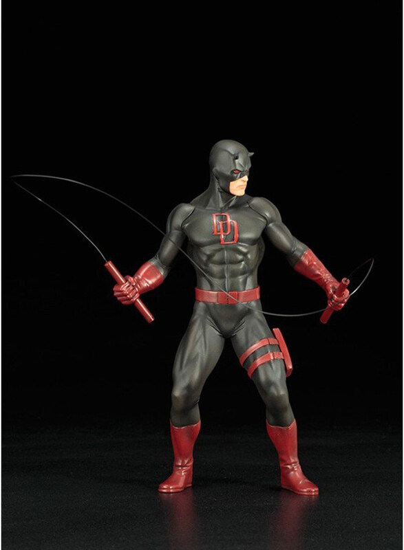 

Kotobukiya The Defenders Series Daredevil Artfx+ Statue, Ages 15+, Black/Red