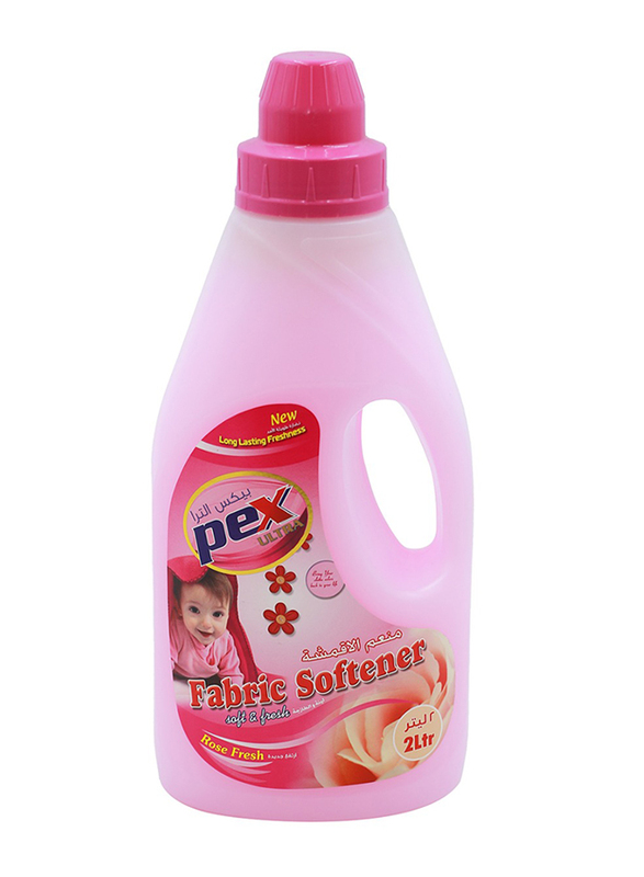 Pex Ultra Fabric Softener, 2 Liter, Pink