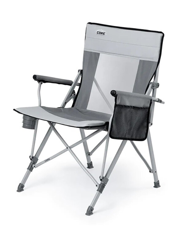 

Core Equipment Mesh Hard Arm Chair, Grey/Silver