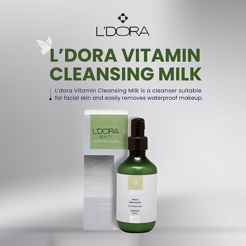 L'Dora Beauty Vitamin Cleansing Milk, 200ml