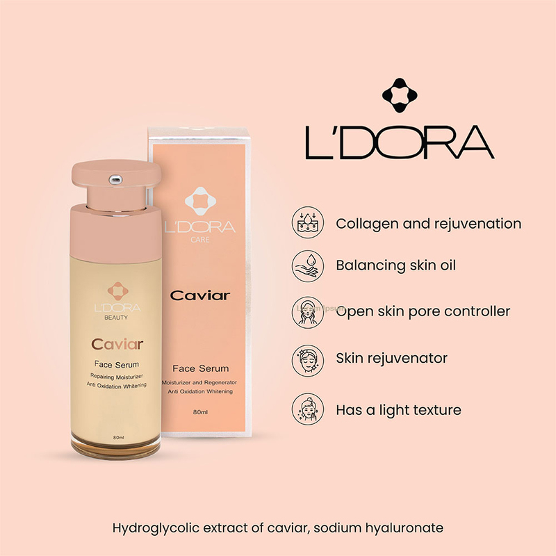 L'Dora Beauty Care Caviar Extract Facial Serum, 80ml