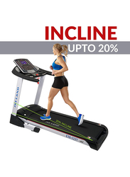 Sky Land Fitness Treadmill with Powerful 7Hp Peak AC Motor Continuous Duty and MP3, EM-1237, Black/White
