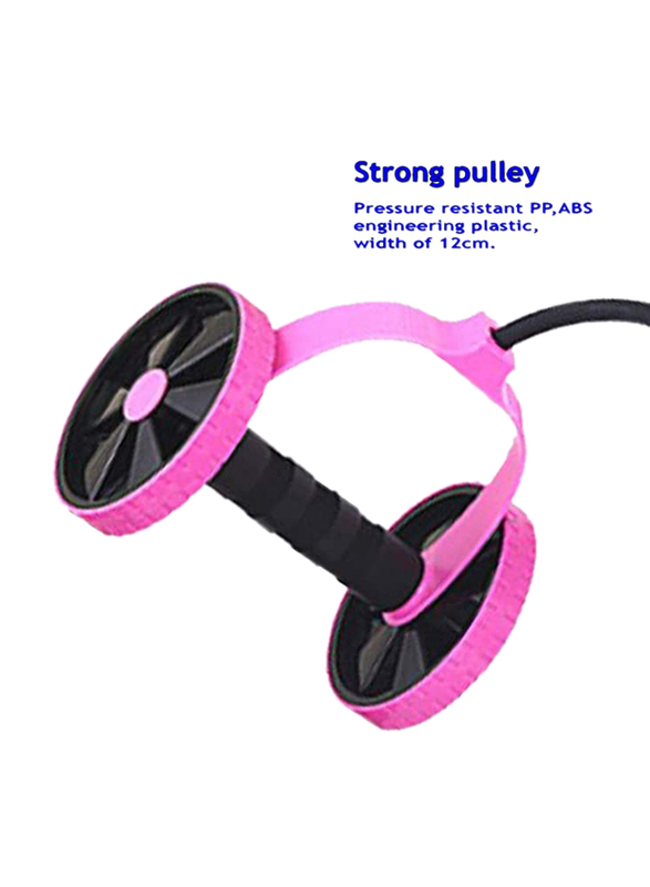 Sky Land Adjustable Abdominal Wheel, Pink