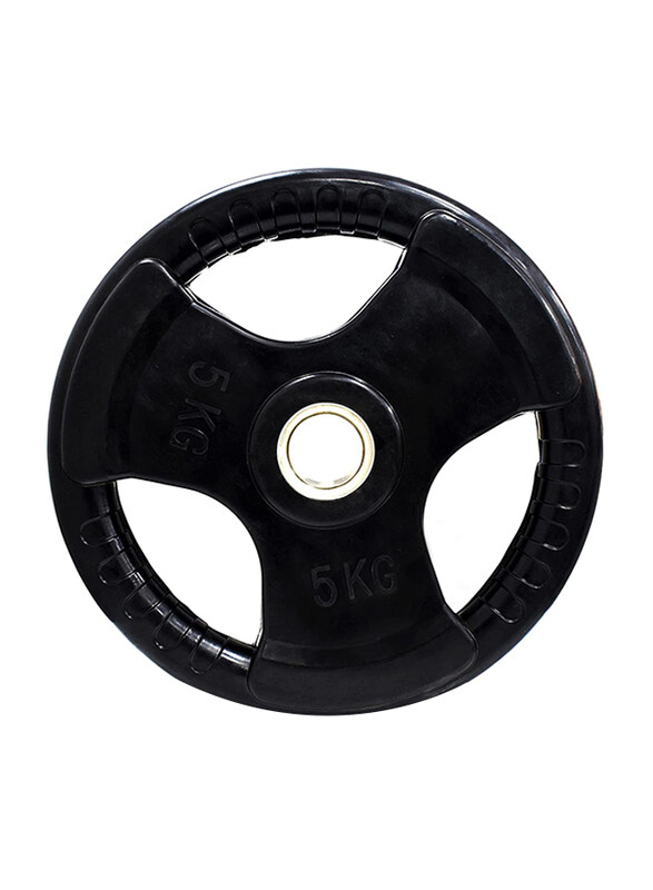 

Sky Land Fitness Rubber Gym Weight Plate, 5KG, Black