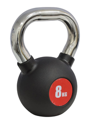 Sky Land Unisex Adult Cast Iron Kettlebell, 8KG, Black