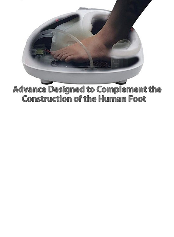 SkyLand Foot Massager with Heating-Function, Air Compression, Pressing, Kneading, Scrapping, Rolling & Shiatsu, White, 1 Piece
