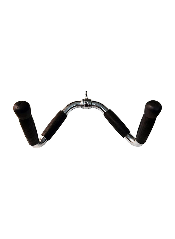 Sky Land Multi Pull-Down Exercise Bar Cable Attachment, Silver/Black
