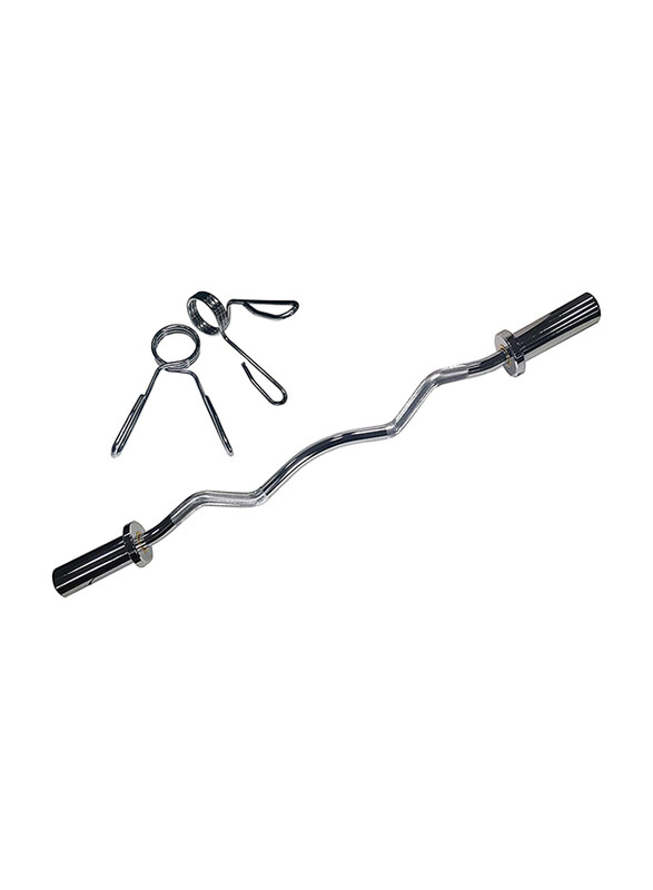 

Sky Land Zig Zag Barbell Rod, 10KG, Silver