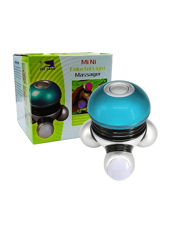 SkyLand Portable Handheld Full Body Mini Massager, EM-9169-B, Blue