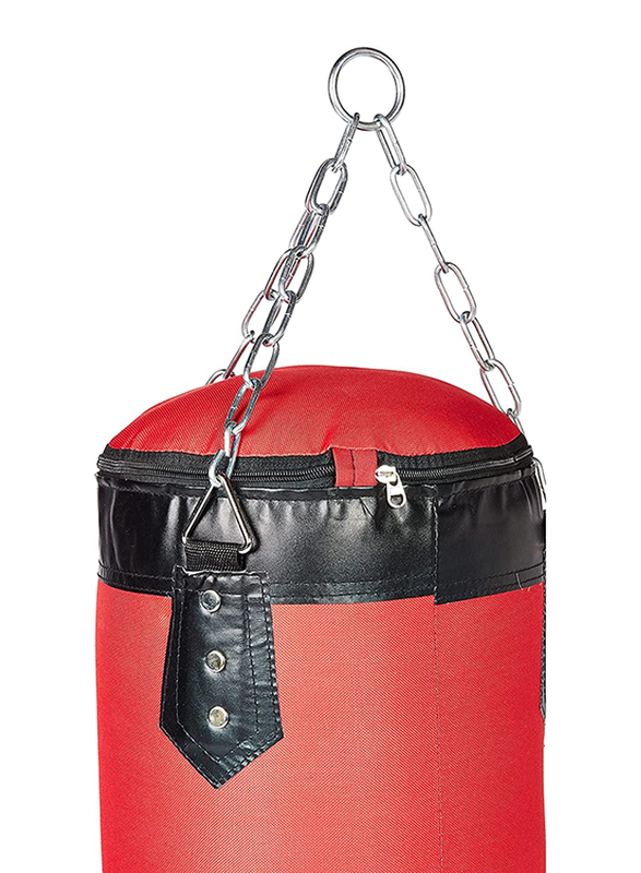 Sky Land 10KG Premium Leather Boxing Bag, Red