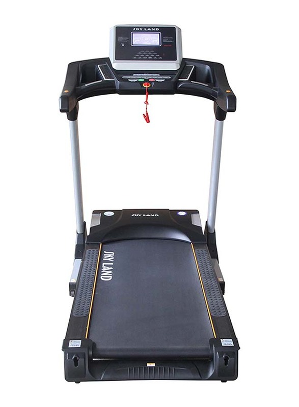 Sky Land Treadmill with Speed Ranging 1-20Km/Hr for Home & Office Foldable Movable, EM-1264, Black/White/Grey