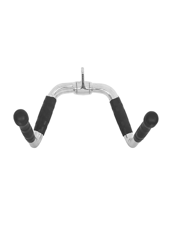 Sky Land Multi Pull-Down Exercise Bar Cable Attachment, Silver/Black