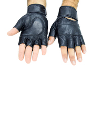 Sky Land Half Finger Workout Gloves, Black