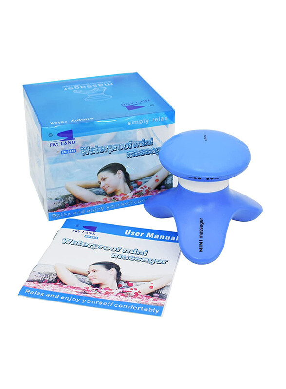 

SkyLand Waterproof Full Body Mini Massager, EM-9245-B, Blue
