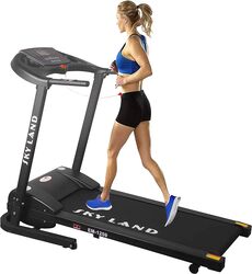 SKY LAND Powerful Motorized, 3 HP Peak Home Use Treadmill With Hydraulic System For Soft Drop System Foldable -EM-1259