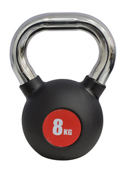 Sky Land Unisex Adult Cast Iron Kettlebell, 8KG, Black