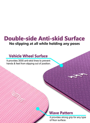 Sky Land Adult TPE Yoga Mat, Purple