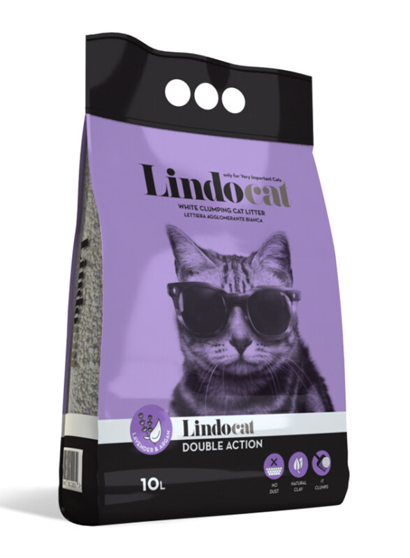 

Lindocat Double Action Cat Litter, 10Liter, White Clumping