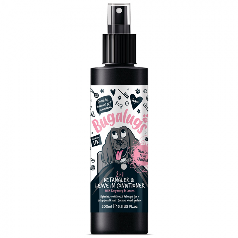 

Bugalugs Dog 2in1 Conditioner & Detangler - Raspberry & Lemon - 200ml