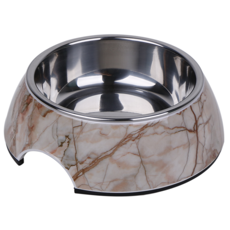 

Pawsitiv Round Classic Bowl - Marble Design - S