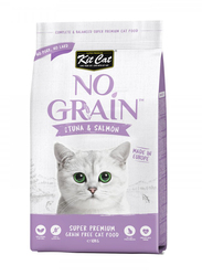 KitCat Super Premium No Grain Tuna & Salmon Flavour Dry Adult Cat Food, 10Kg