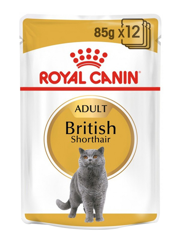 Royal Canin Adult British Shorthair Wet Cat Food, 85g
