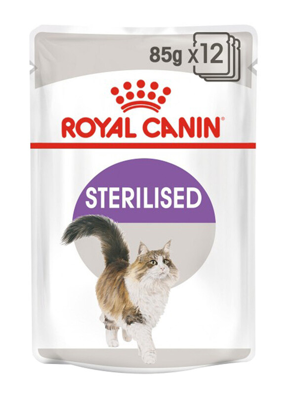 

Royal Canin Sterilised Jelly Cat Wet Food Pouch Box, 12 x 85g