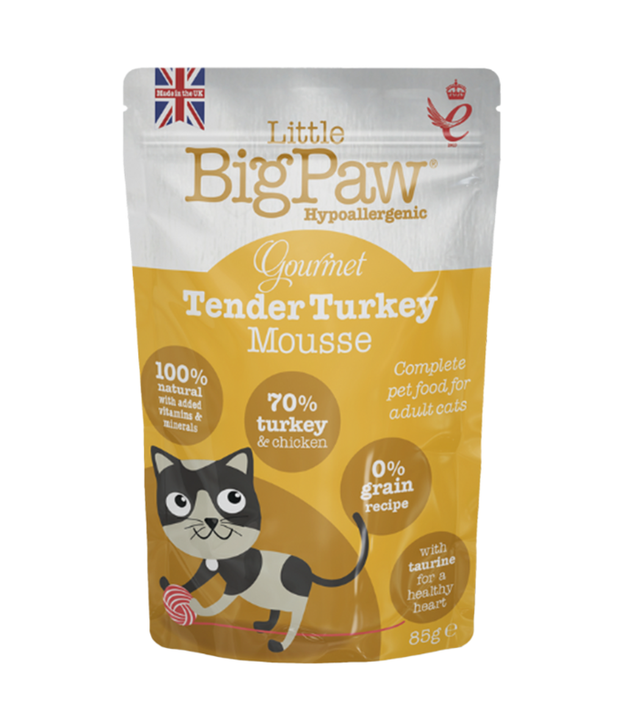 

Little BigPaw Cat - Turkey Mousse - Pouch - BOX - 12*85g