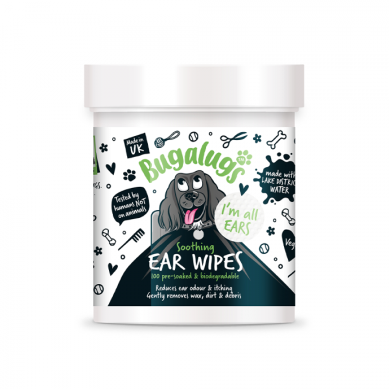 

Bugalugs Dog Ear Wipes - Soothing - 100pcs