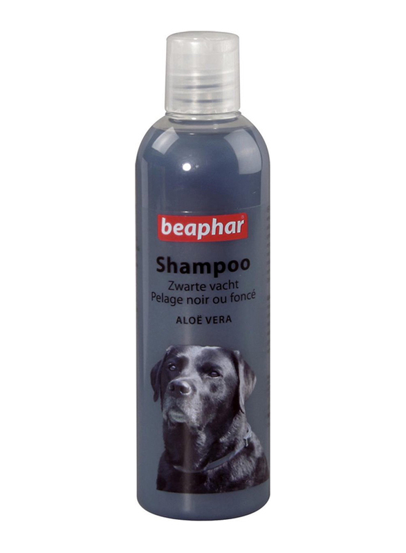 Beaphar Shampoo with Aloe Vera for Black Coat Dog, 250ml, Black
