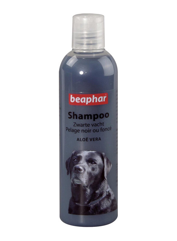 

Beaphar Shampoo with Aloe Vera for Black Coat Dog, 250ml, Black