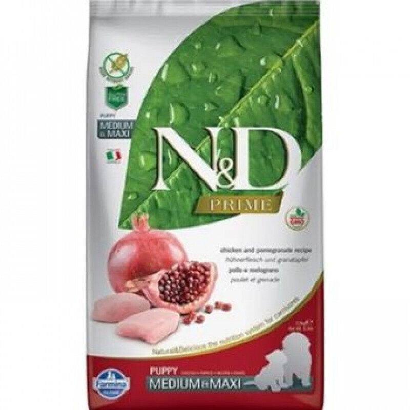 

Farmina N&D Prime Medium / Maxi PUPPY - Chicken & Pomegranate - 2.5kg