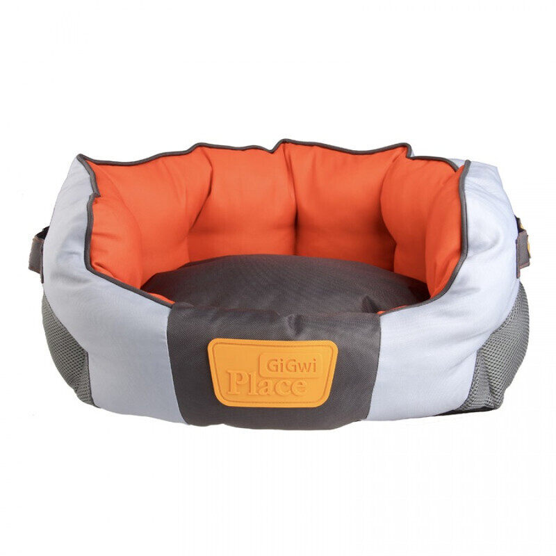 

Gigwi Place Soft Bed - Canvas TPR - Red & Orange - S