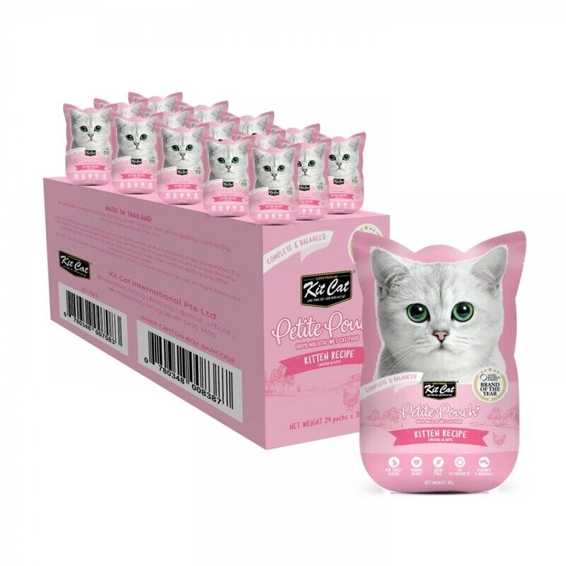 

Kit Cat KitCat Petite - Kitten Chicken - Pouch - BOX - 24*70g