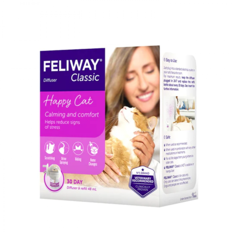 

Ceva Feliway Classic Calming & Comfort - Diffuser + Refill - 48ml