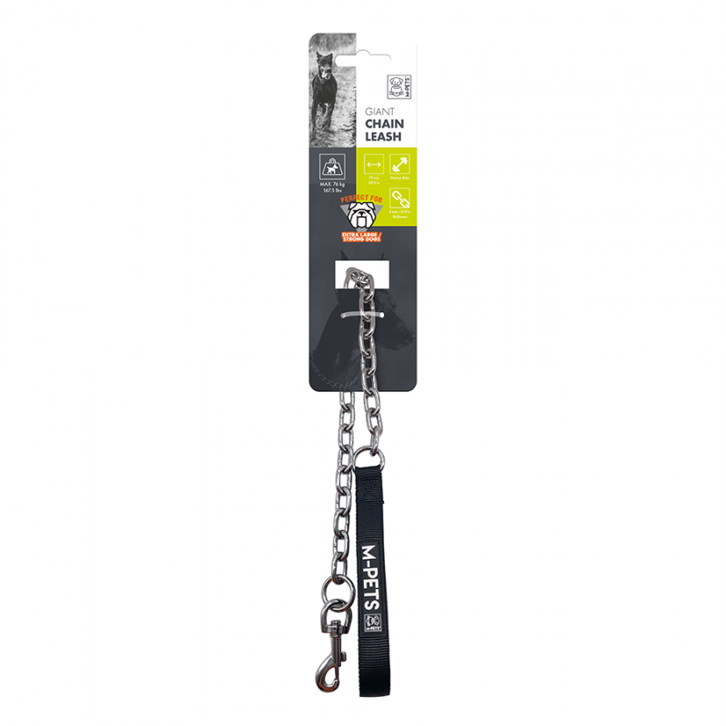 

M-Pets Dog Chain Leash - Black - Giant