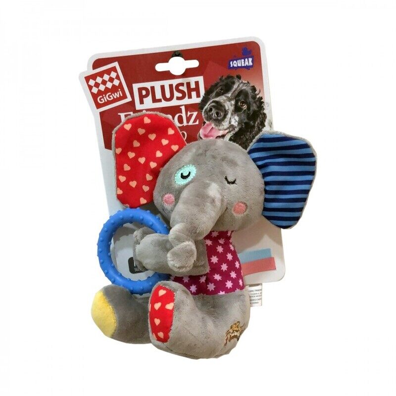 

GiGwi Elephant with Squeaker - S