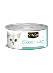 KitCat Cat Chicken Classic Can Cat Wet Food, 24 x 80g