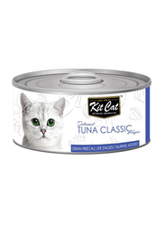 KitCat Deboned Tuna Classic Flavour Can Wet Cat Food, 80g
