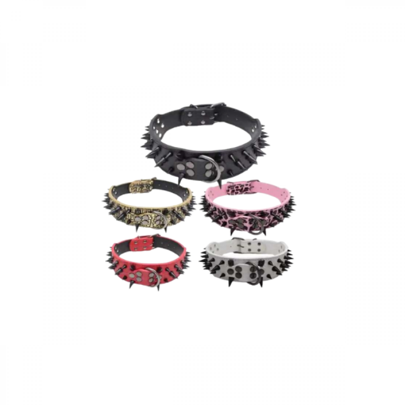 

Generic Dog Collar - Spike - Mix Color - M