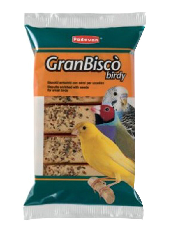 

Padovan Grandbisco Birdy Dry Bird Food, 5 Pieces x 30g