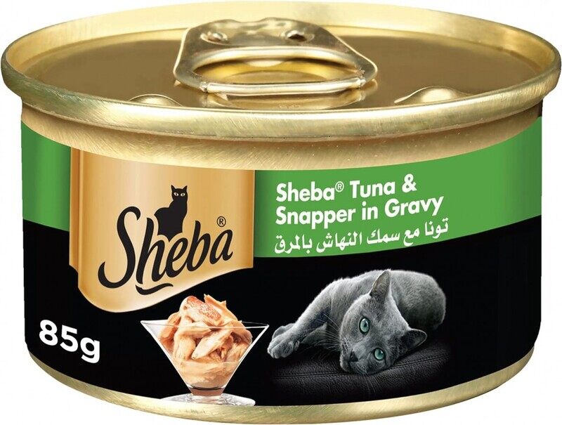 

Sheba Cat - Tuna & Snapper in Gravy - Can - BOX - 24* 85g