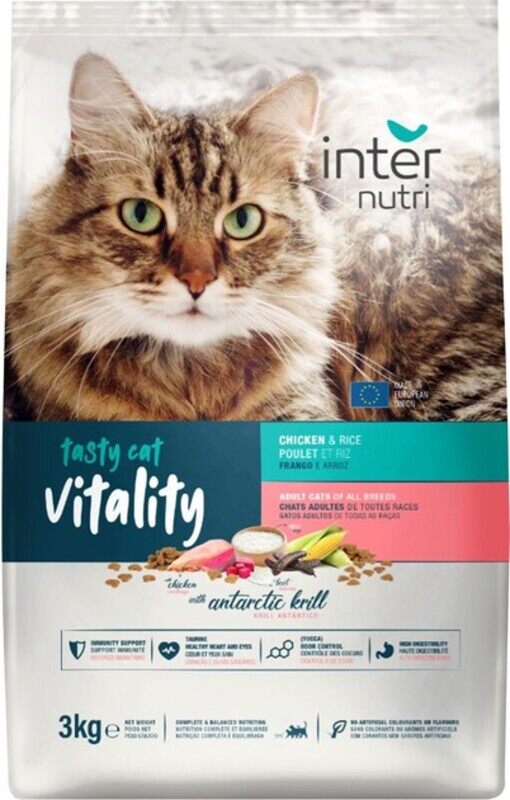 

Internutri TASTY Cat Vitality - Chicken & Rice - 3kg