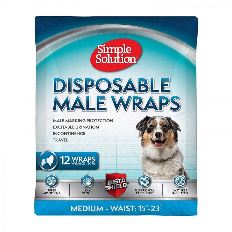 

SIMPLE SOLUTION Disposable Diapers - Male - 12pcs - M