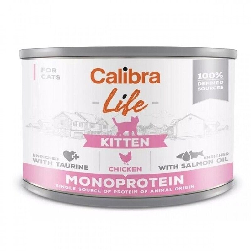 

Calibra Monoprotein Kitten - Chicken - Can - BOX - 6*200g