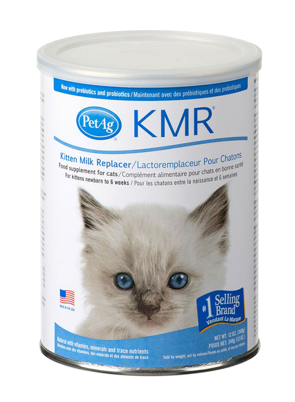 PetAg KMR Kitten Milk Replacer Cat Supplement, 340g, Multicolour