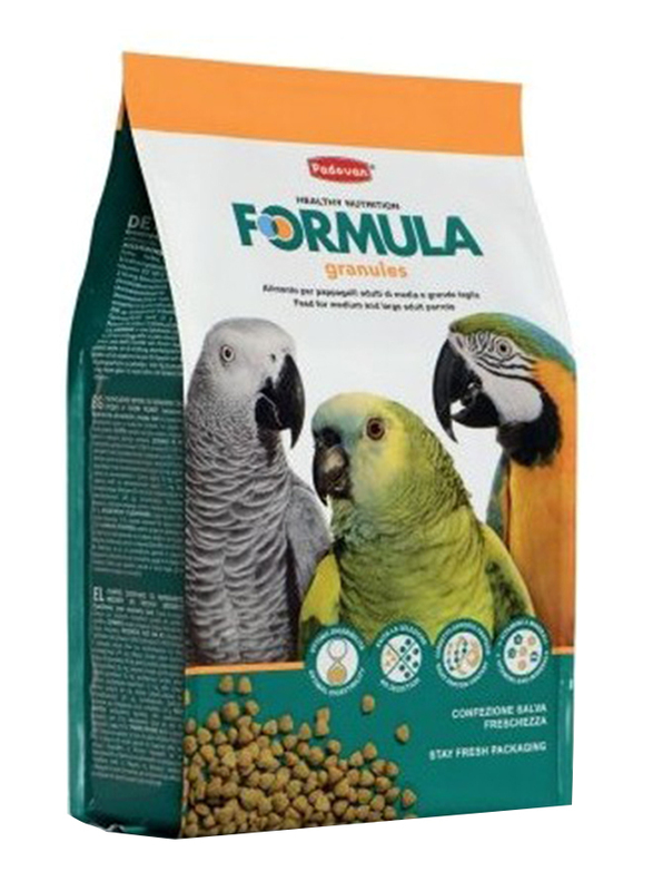 Padovan Pappagalli Formula Granules Dry Birds Food, 1.4Kg