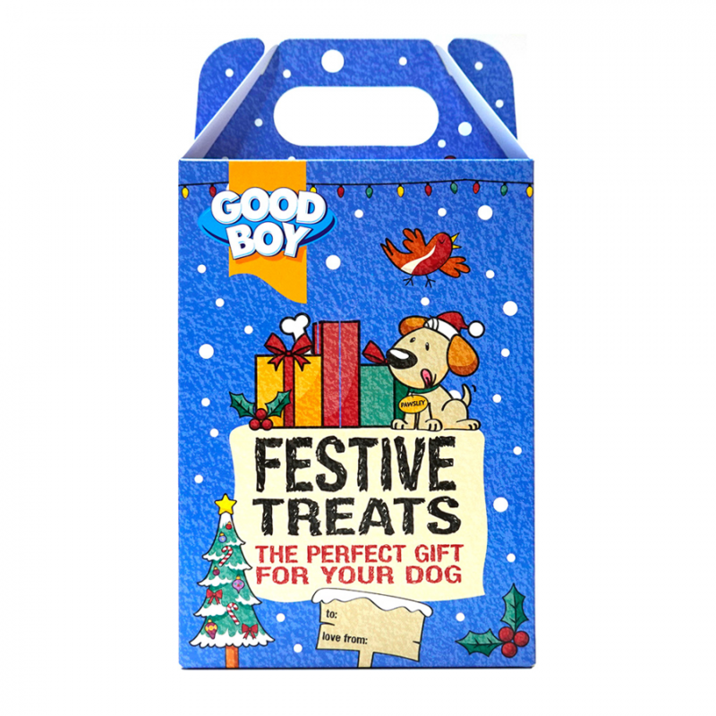 

Good Boy Armitage Christmas Pack - Dog Chewy Treat - Blue - 3*90g